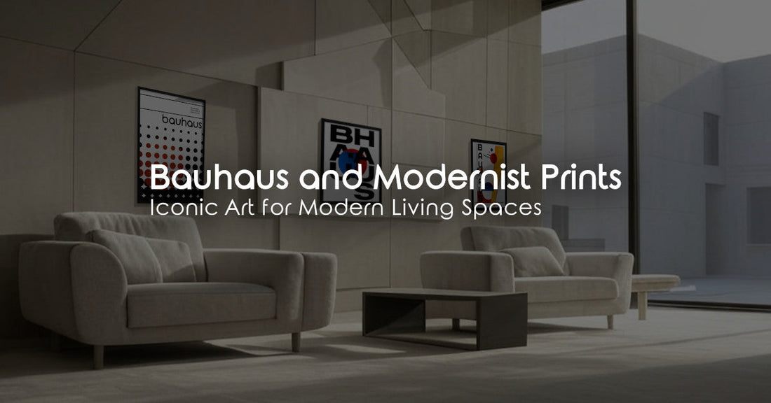 bauhaus and modernist print history and wall art