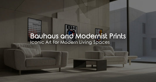 bauhaus and modernist print history and wall art
