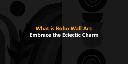 what is boho wall art