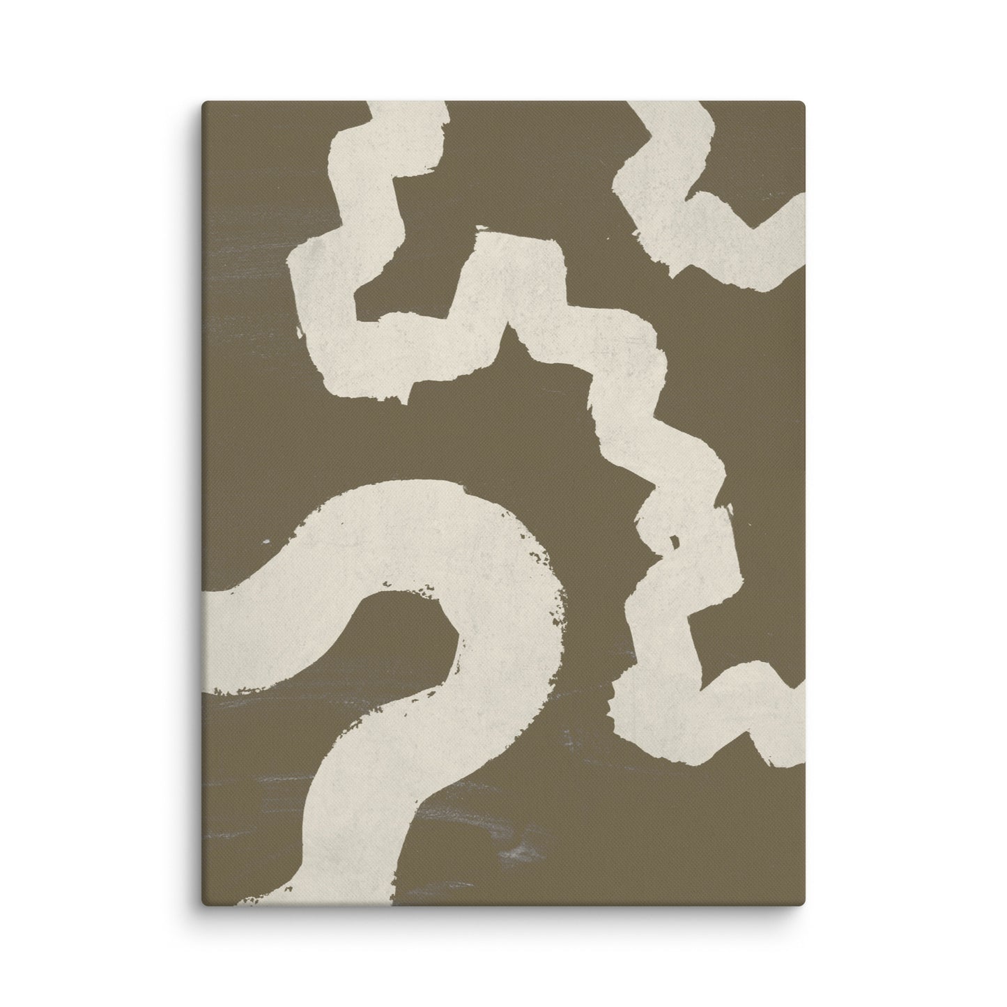 Earthly Tracks Abstract Canvas
