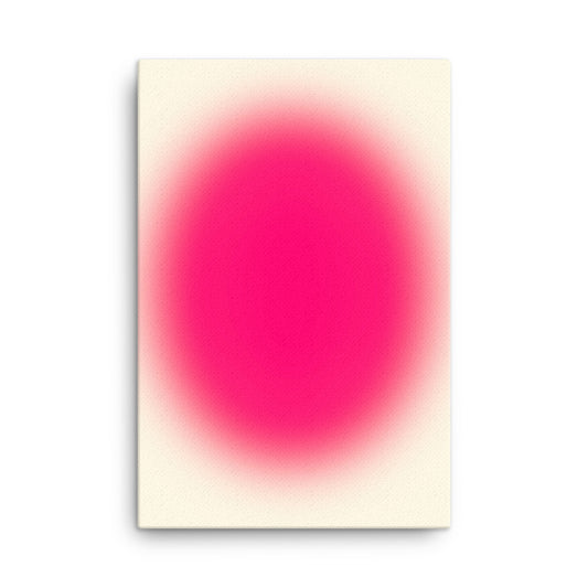 Pink Blur Canvas Print