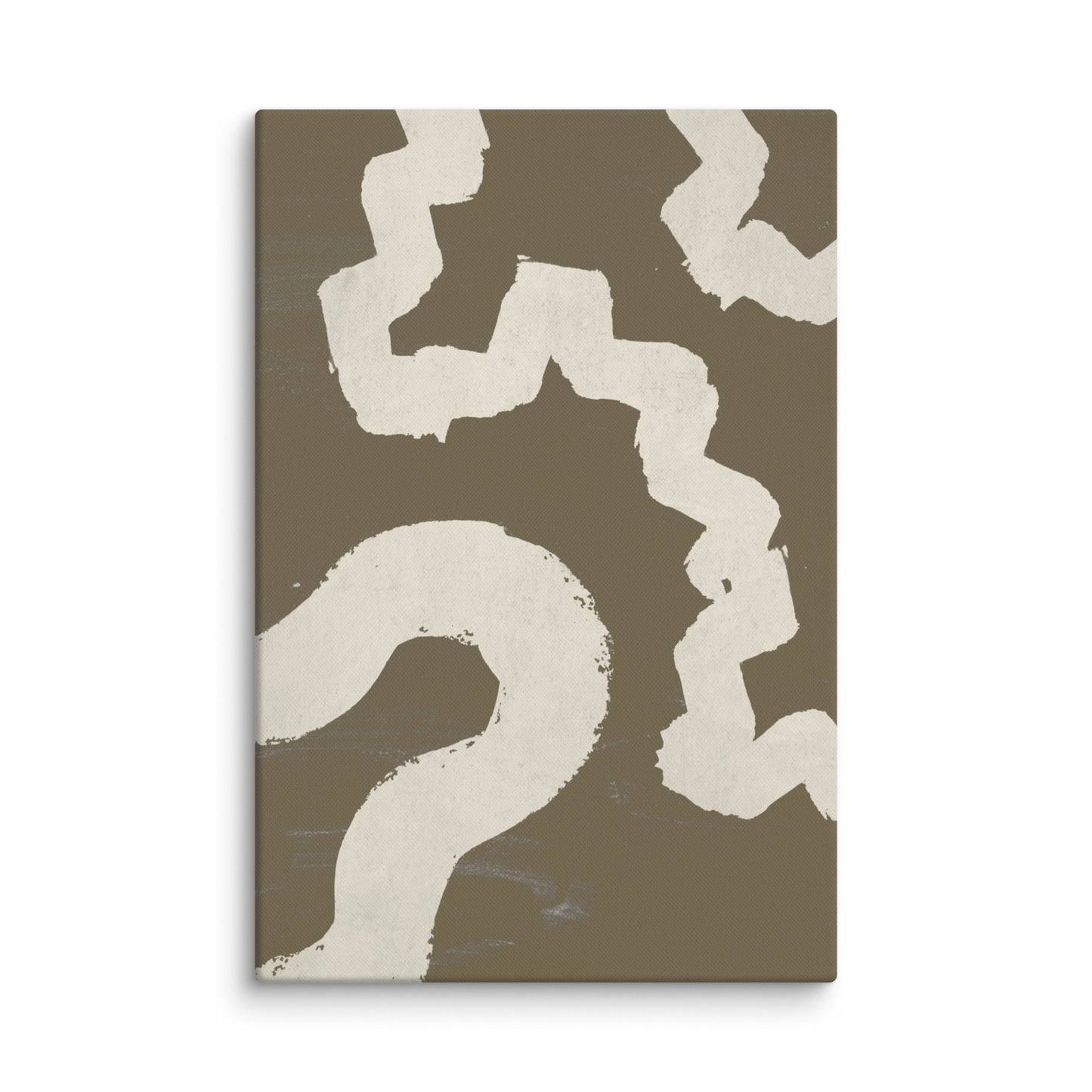 Earthly Tracks Abstract Canvas