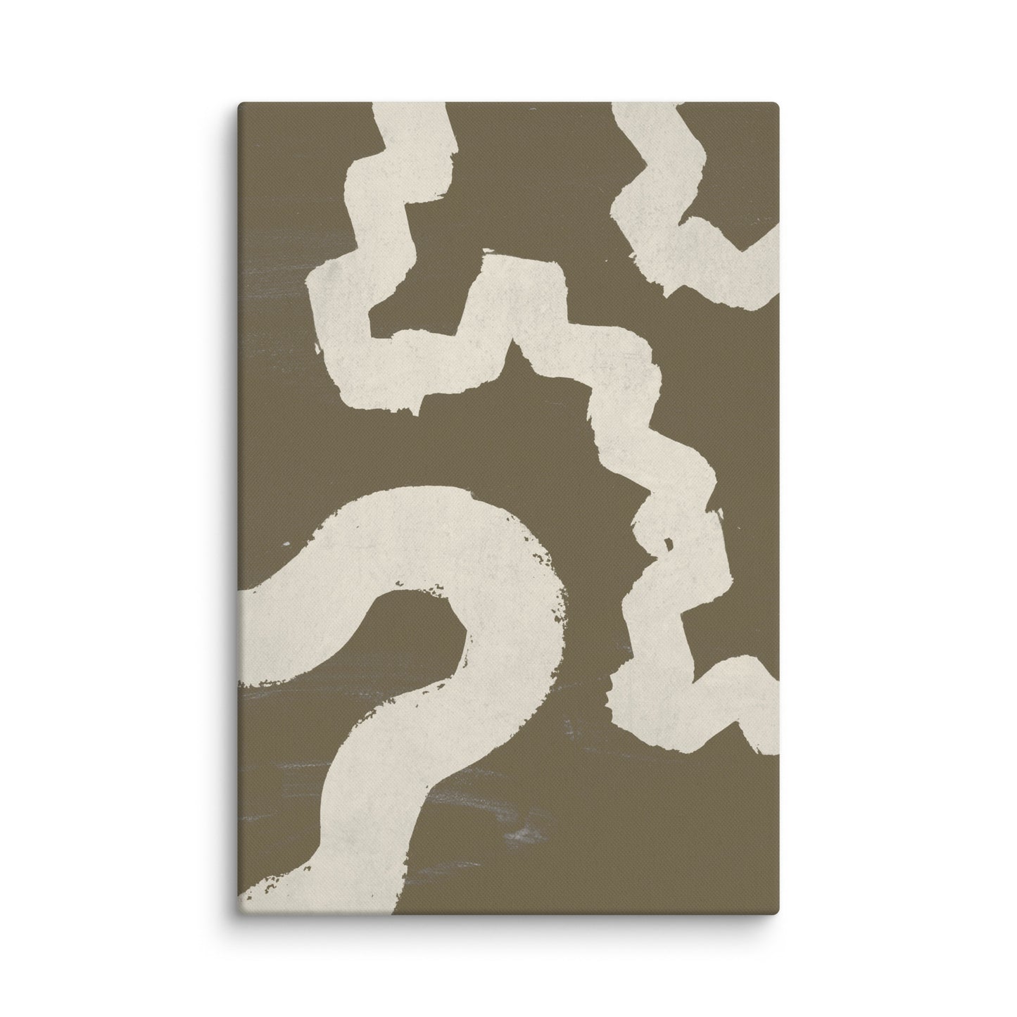 Earthly Tracks Abstract Canvas