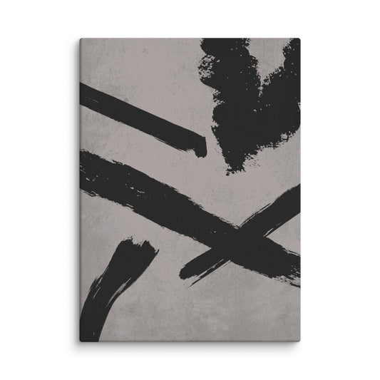 Stone Soliloquies Abstract Canvas Print