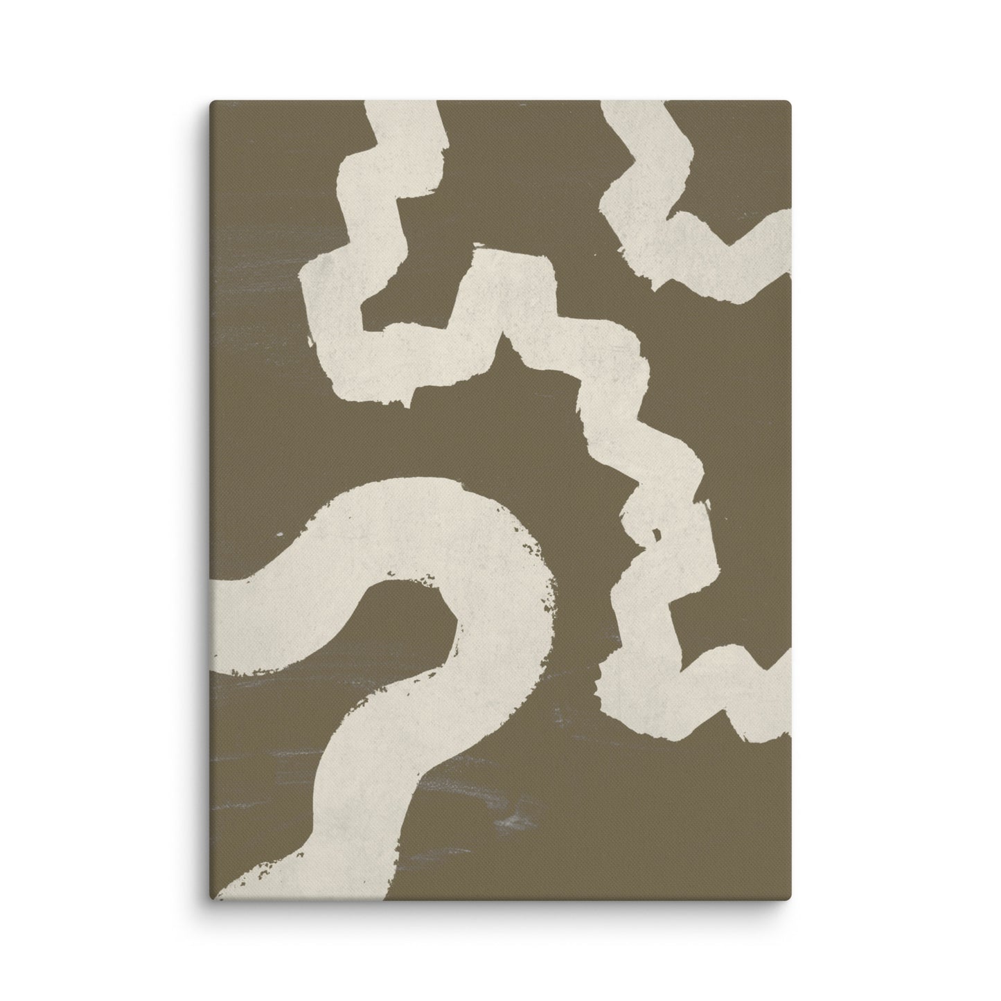 Earthly Tracks Abstract Canvas
