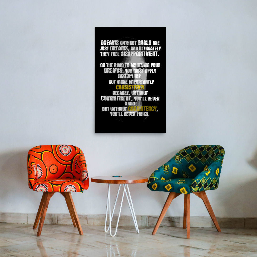 Dreams Without Goals Poster Print