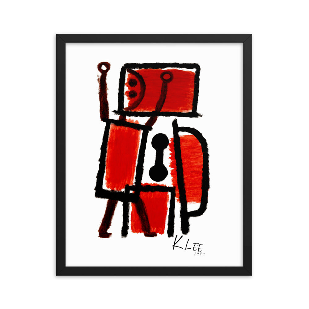 Paul Klee - Locksmith Framed Print