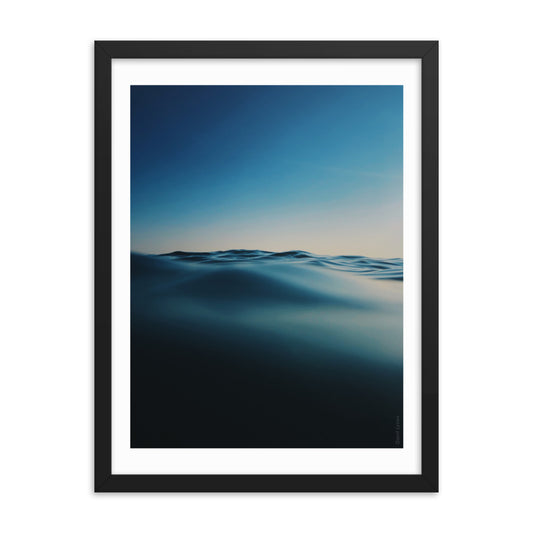 Calm Waves Framed Print