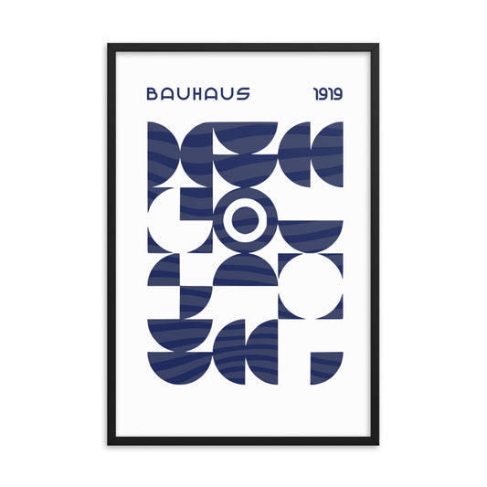 Buahaus Geometric Abstraction Framed Print