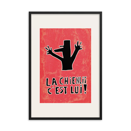 La Chienlit Framed Print