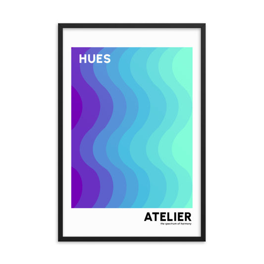 Hues Atelier Framed Print