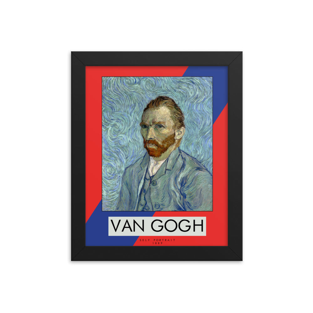 Vincent Van Gogh Self Portrait, 1889 Framed Print