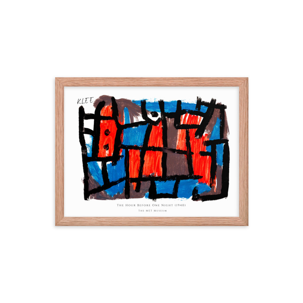 Paul Klee- The Hour Before One Night (1940) Framed Print