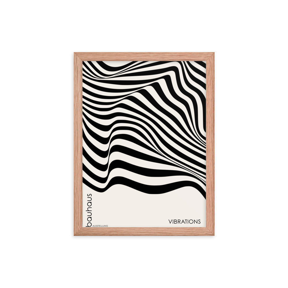 Bauhaus Waves Framed Print