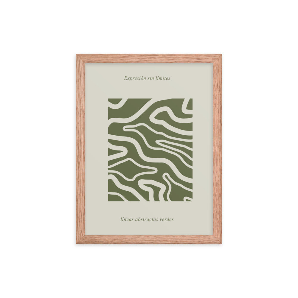 Expresión sin límites Framed Print