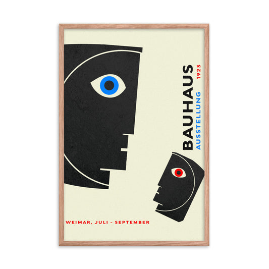 Bauhaus Heads Framed Print