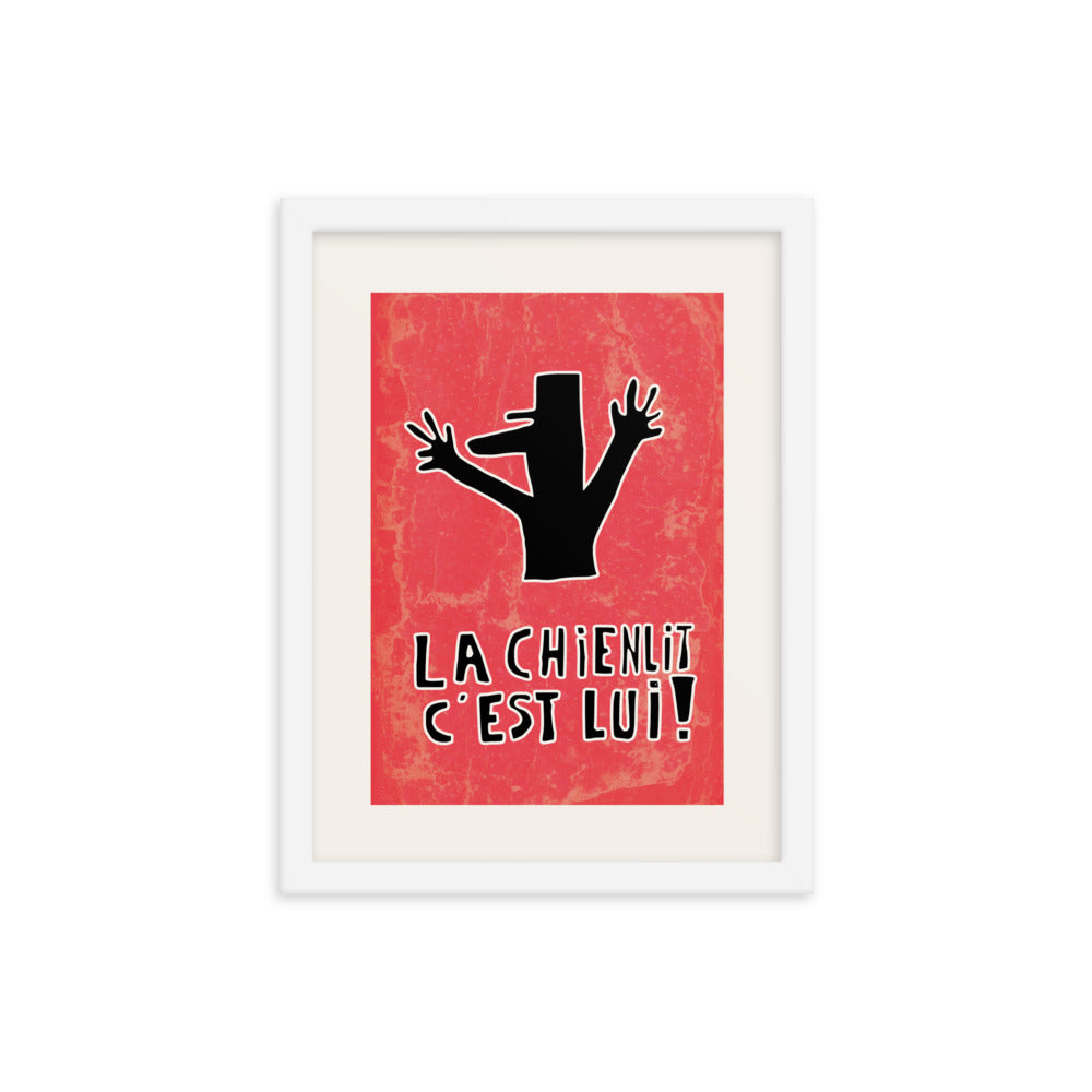 La Chienlit Framed Print