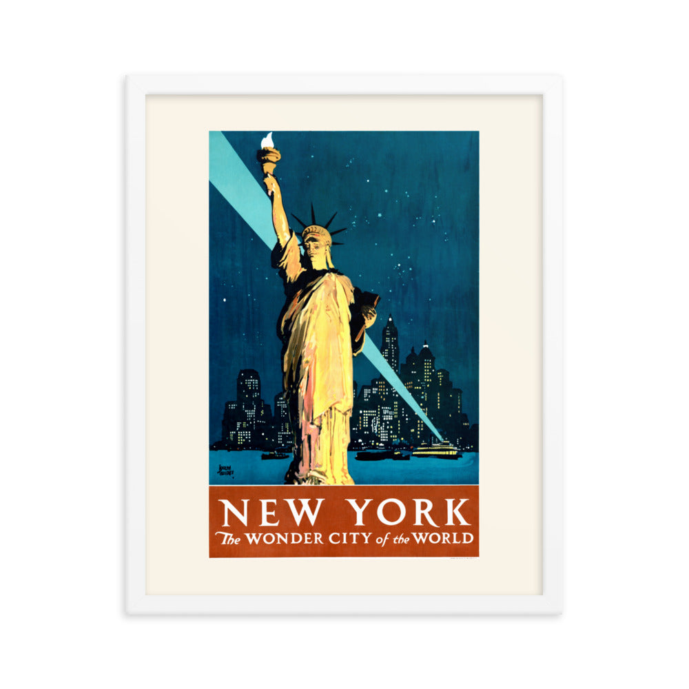 New York, the Wonder City of the World 1927 Framed Print