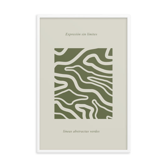 Expresión sin límites Framed Print
