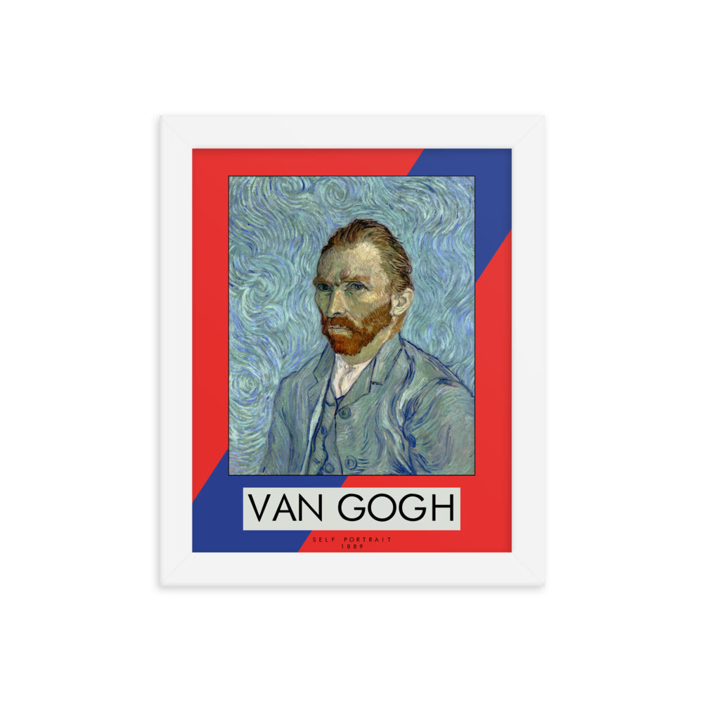 Vincent Van Gogh Self Portrait, 1889 Framed Print