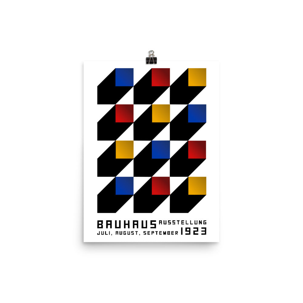 Bauhaus Blocks Framed Print