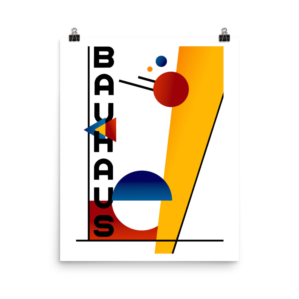 Bauhaus Cosmos Framed Print