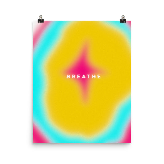 Breathe Poster Print