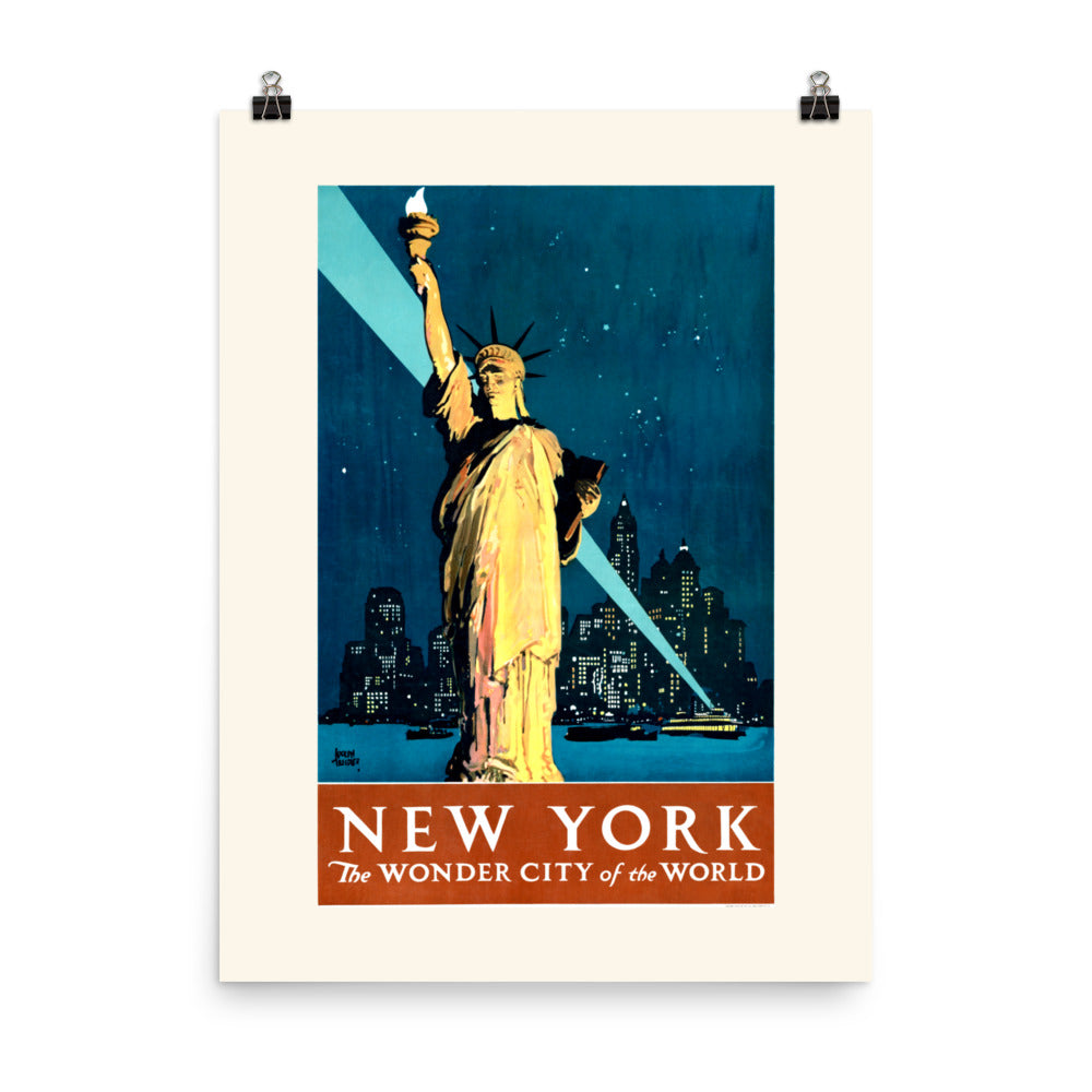New York, the Wonder City of the World 1927 Framed Print