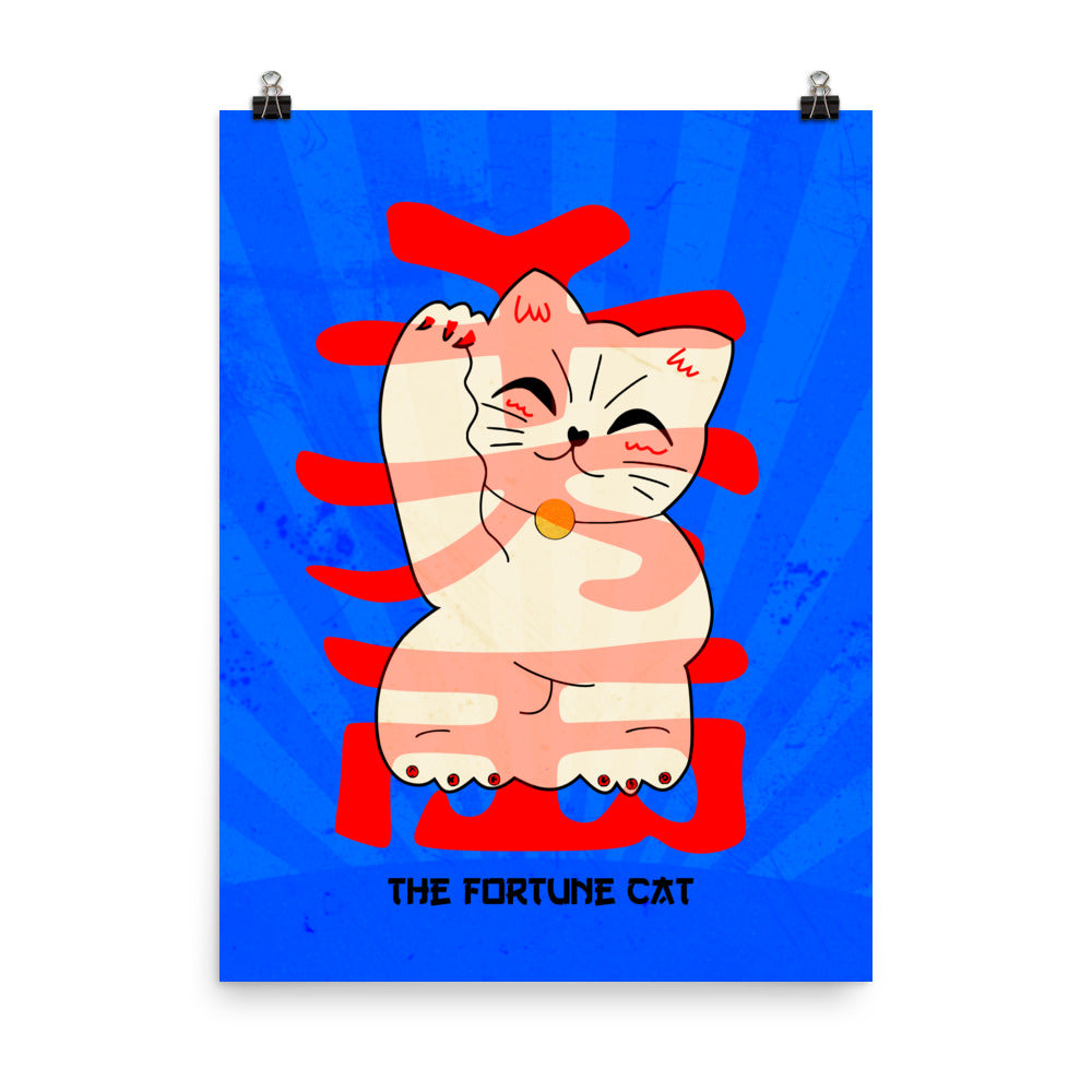 The Fortune Cat Poster Print
