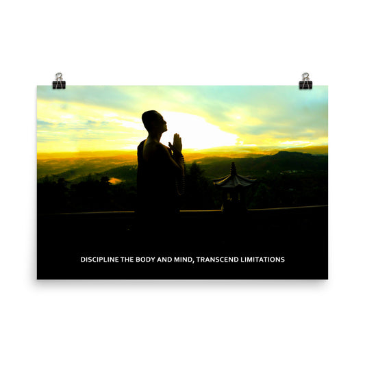 mind of a monk motivational poster