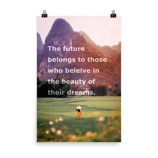 Beauty of Dreams Poster Print