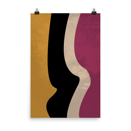 The Abstract Arches Poster Print