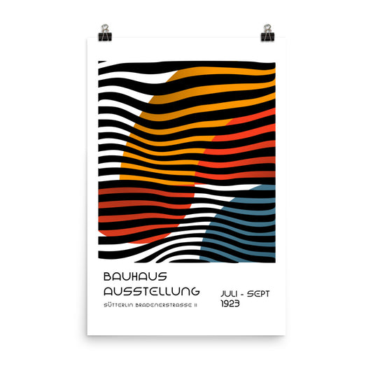 Bauhaus Between Lines Poster