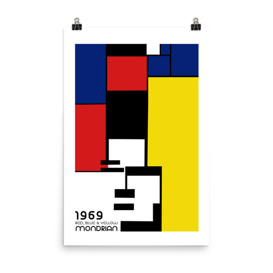 Mondrian 1969 Bauhaus Poster Print