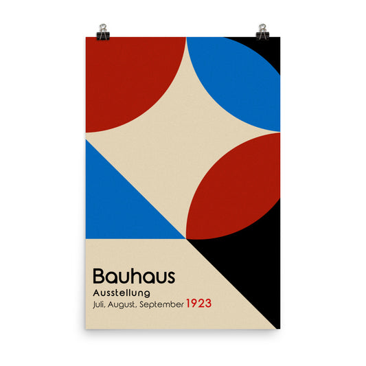Bauhaus Shapes Poster Print