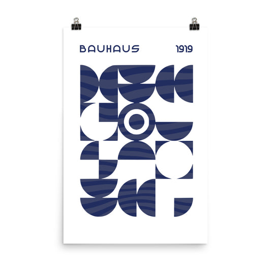 Buahaus Geometric Abstraction Poster Print