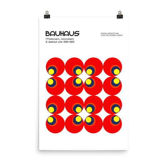 Bauhaus Rotating Radiance Poster Print