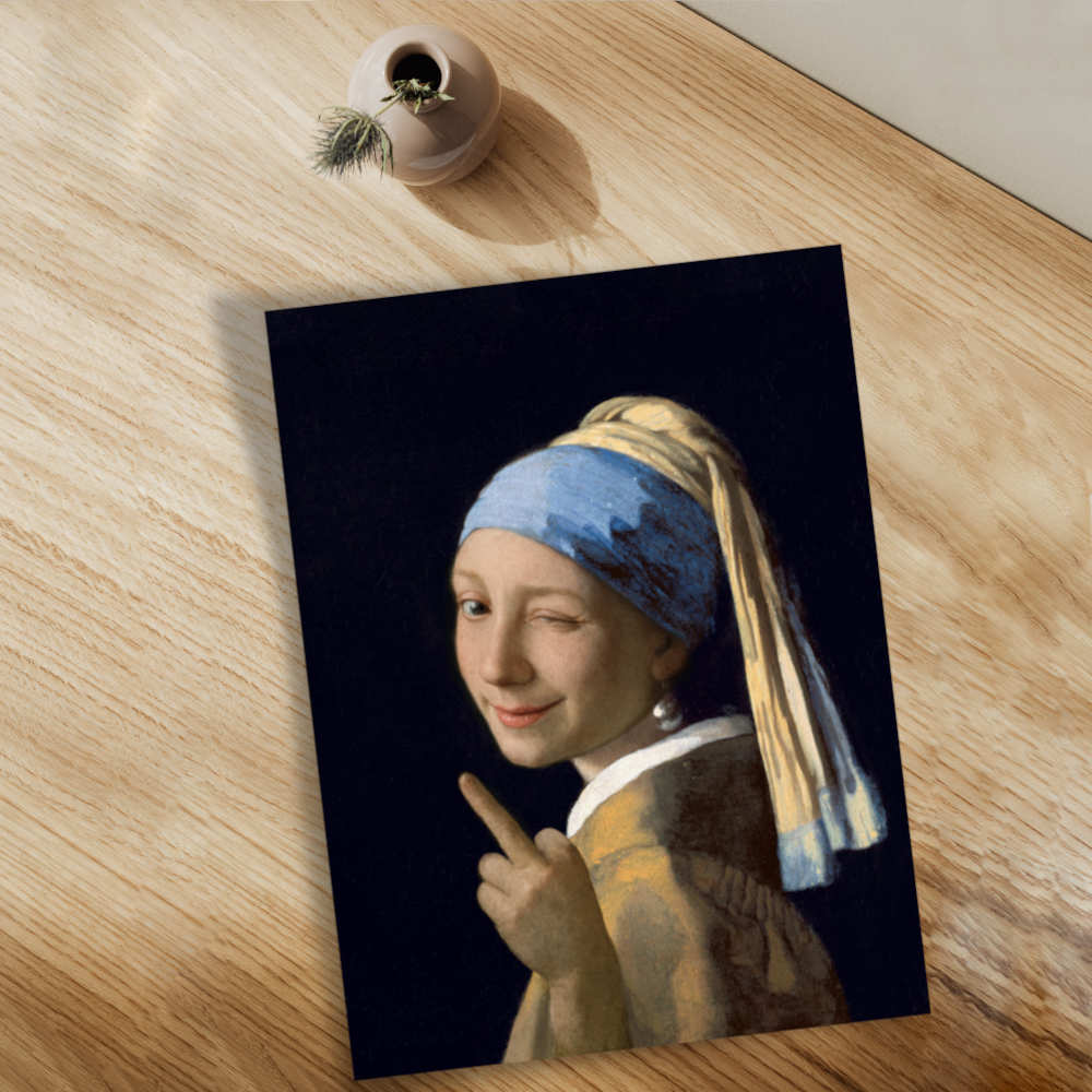 Girl With An Attitude Poster