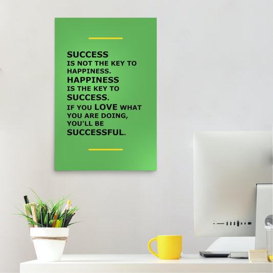 Happiness is Key Poster Print