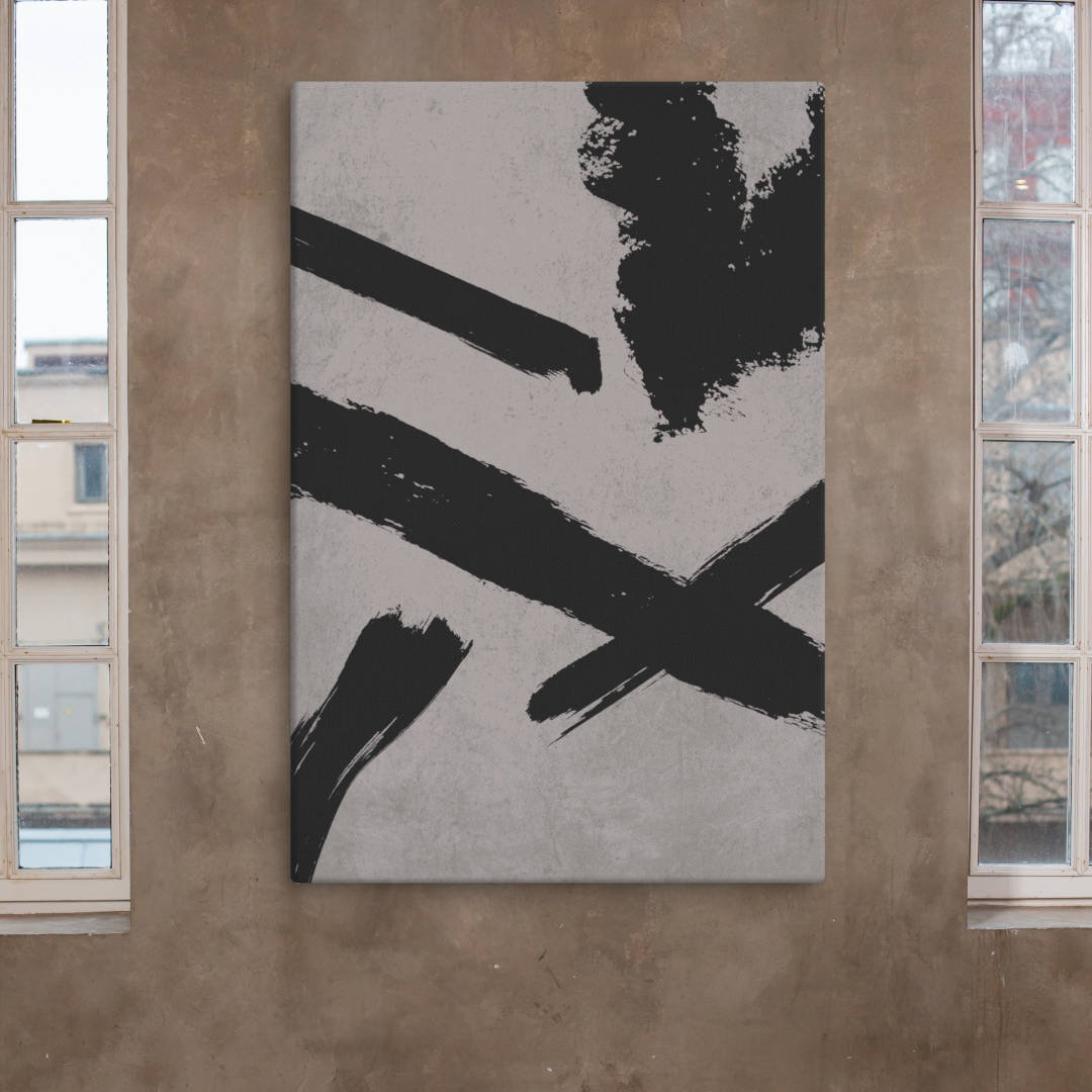 Stone Soliloquies Abstract Canvas Print