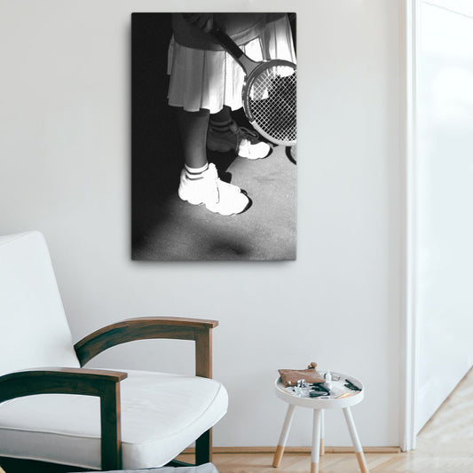 Tennis Ready Canvas Print on wall