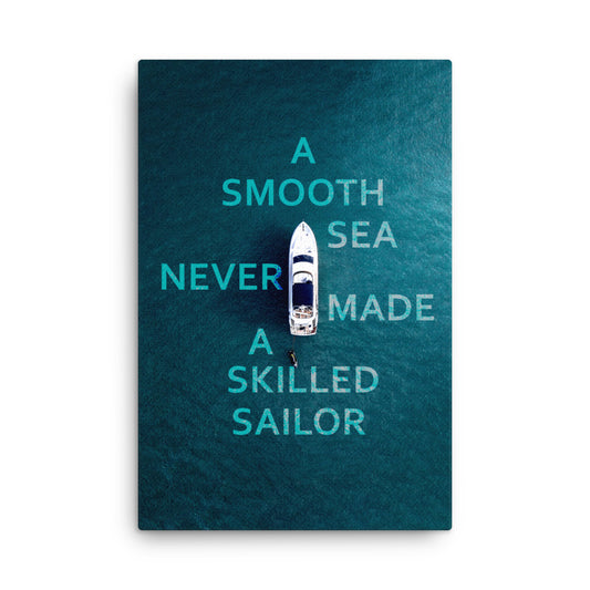 A Skilled Sailor Canvas Print