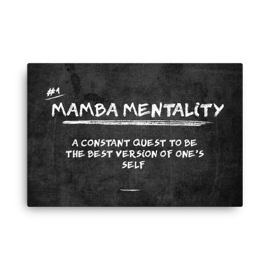 Mamba Mentality Thin Canvas