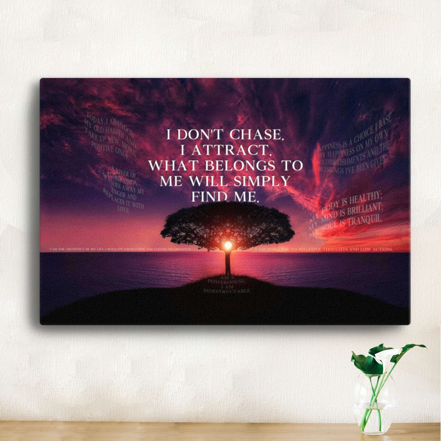 Affirmations Canvas Prints