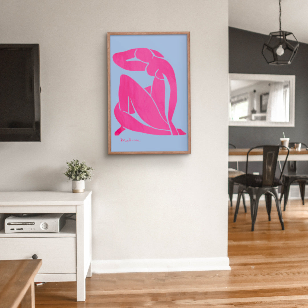 matisse blue nudes in pink