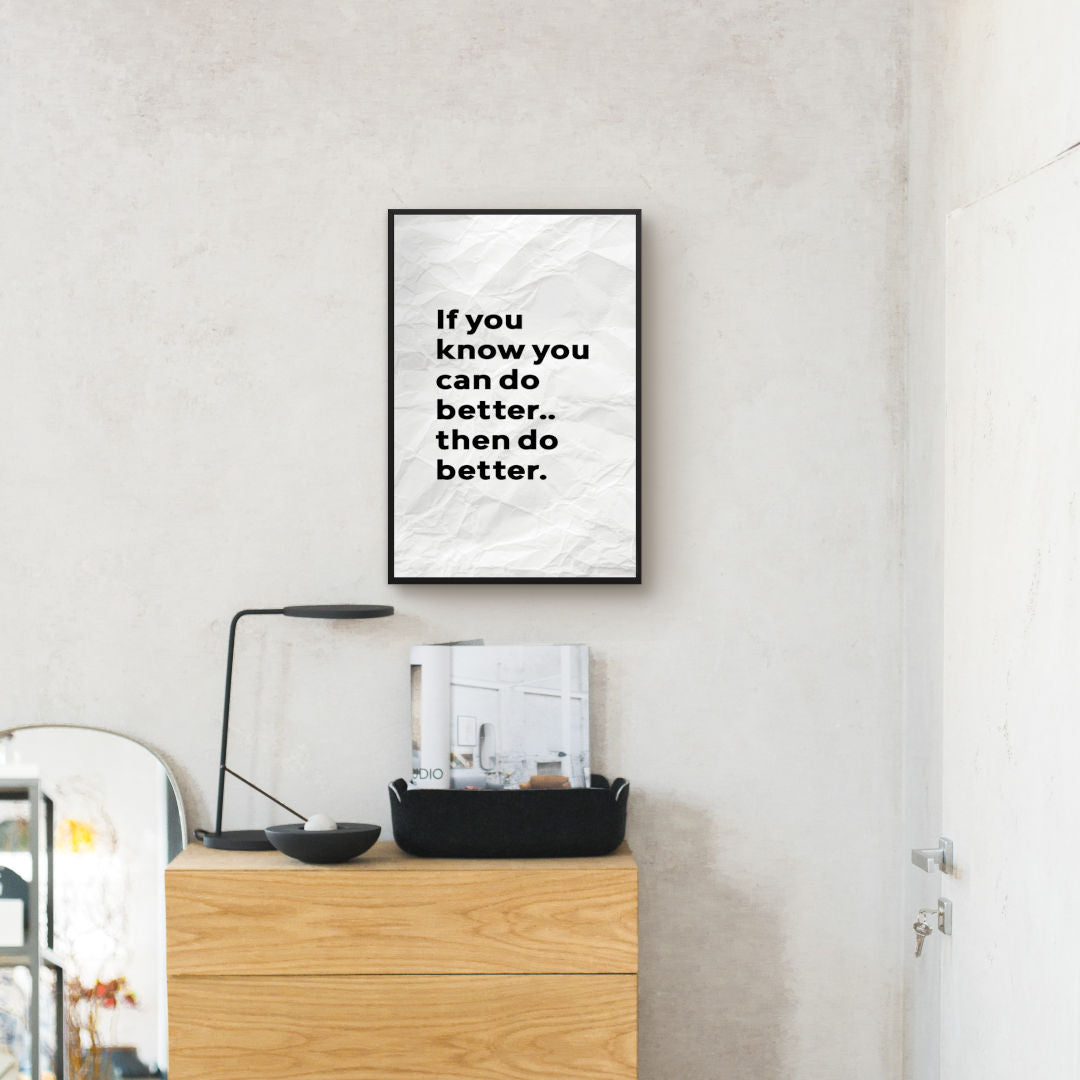 motivational art poster