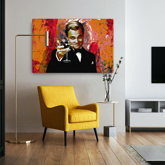 Leo Great Gatsby Canvas Print