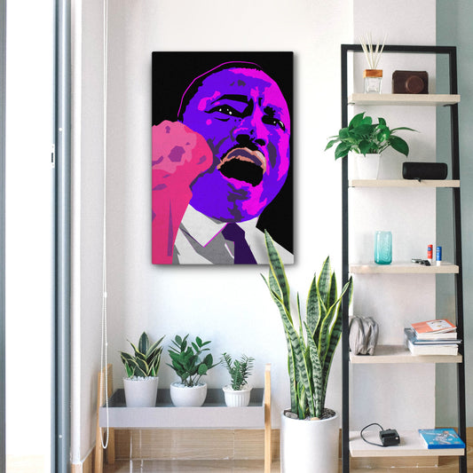 martin luther king canvas wall art