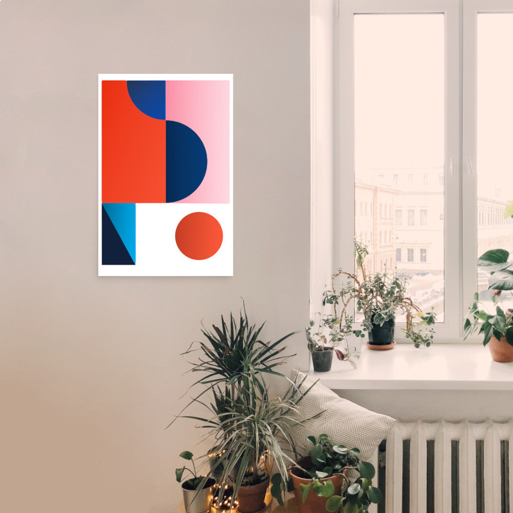 bauhaus on room wall