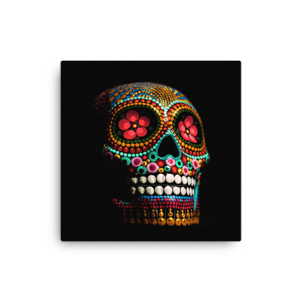 Calavera Skull Canvas Print